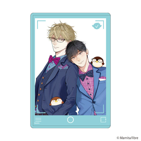 『40までにしたい10のこと』キャラクリアケース02/田中 慶司&十条 雀(描き下ろしイラスト)